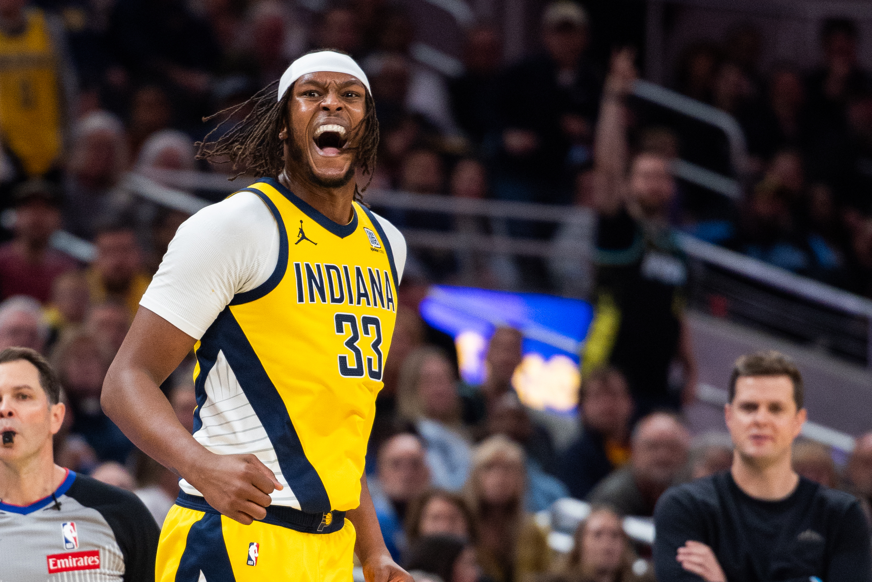 雷霆队记：为步行者球迷感到难过，他们缺少哈利伯顿&amp;amp;失去特纳